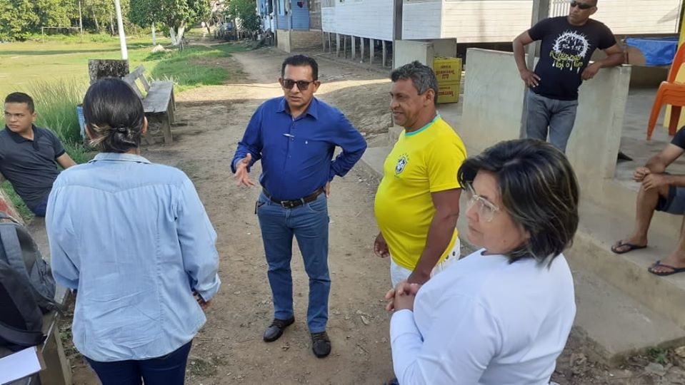 Vice Prefeito Irmão Tadeu vai as comunidades rurais com a equipe técnica da Secretaria de Obras
